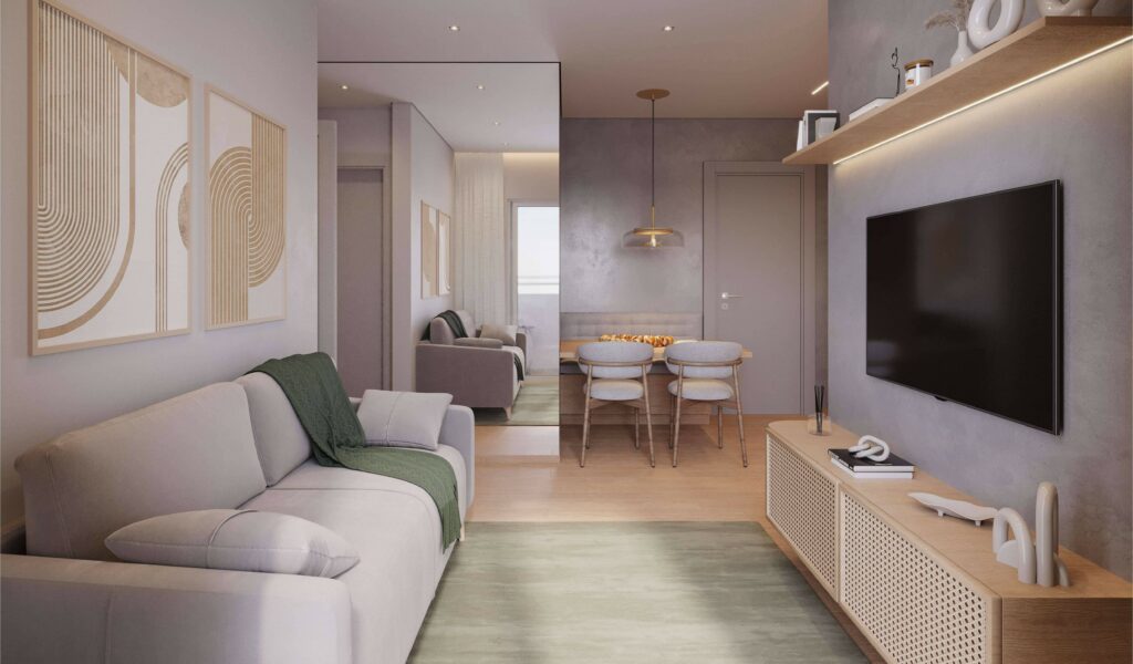 Iluminação para apartamento